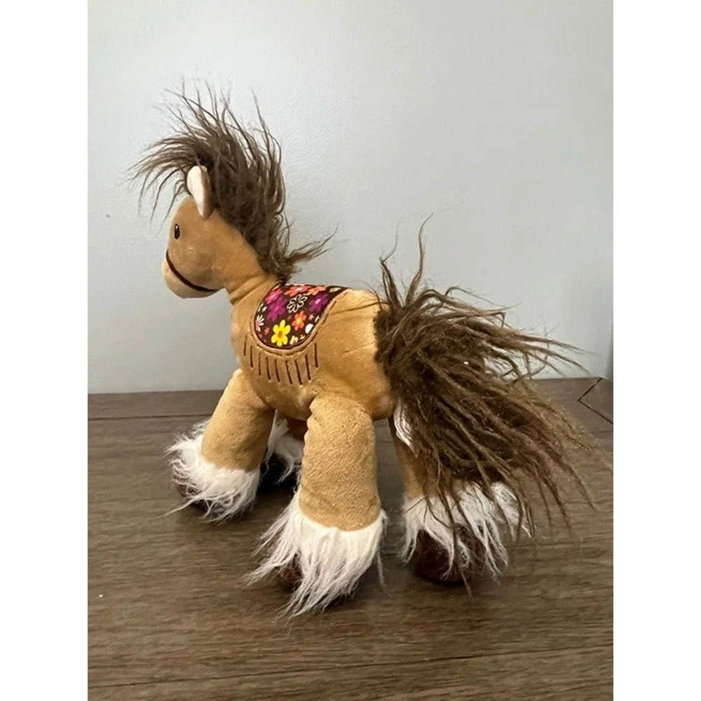 Best Made Toys Red Shed Horse With‎ Flower Saddle Plush 12